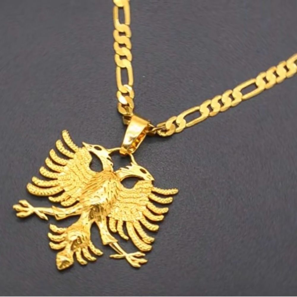 Albanian Eagle Necklace For Men or Women